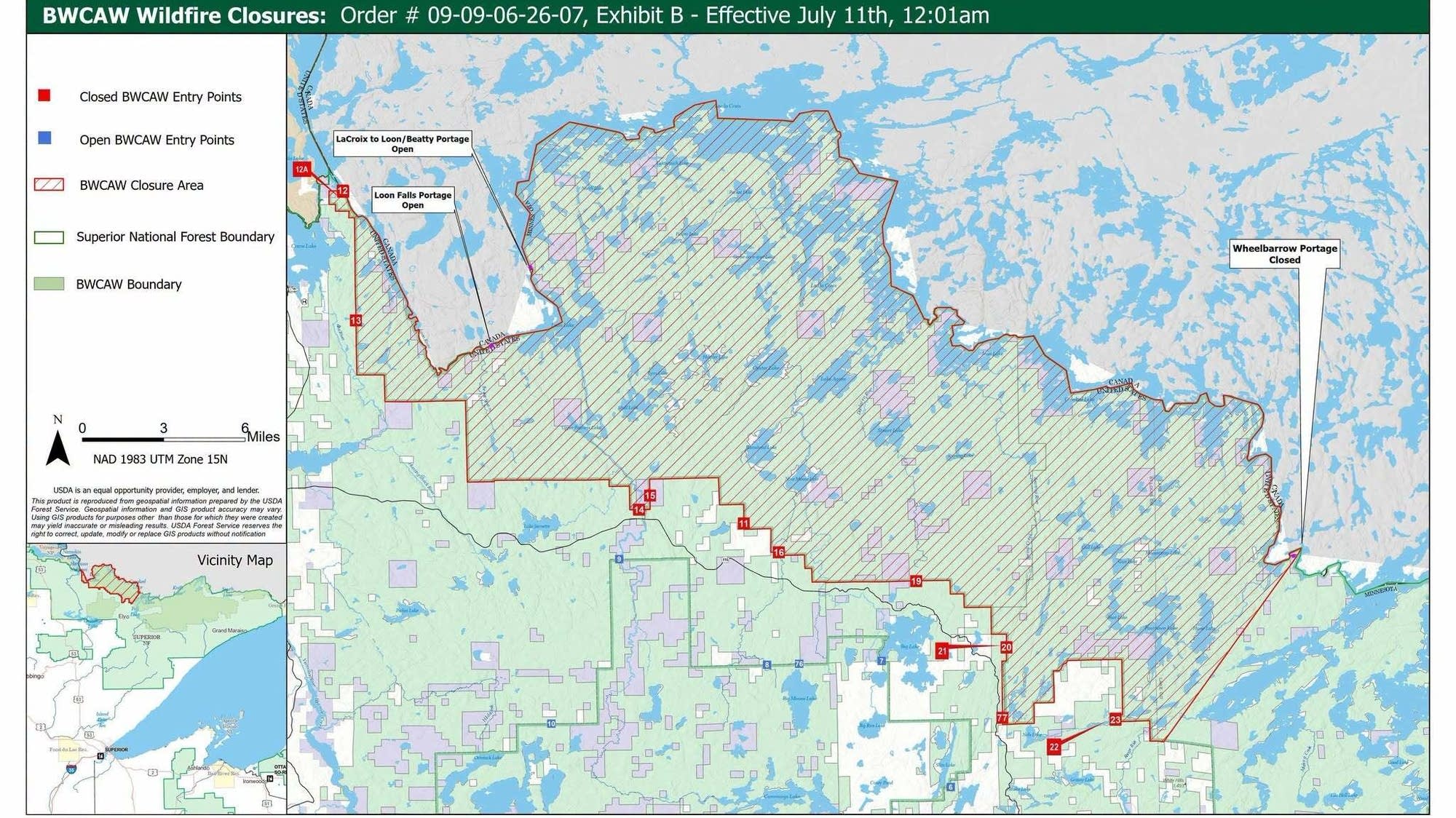 Wildfires force Forest Service to close parts of BWCA Wildfires force Forest Service to close parts of BWCA