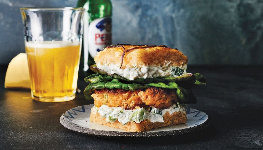 MediterraneanStyle Fish Cake Sandwiches The Splendid Table