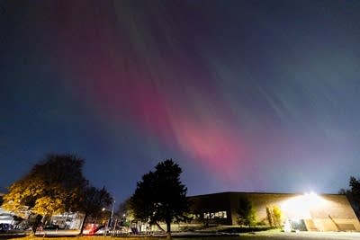 northern lights in Powderhorn Park