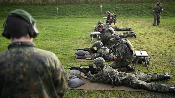 Worried about the war in Ukraine and the U.S. shift away from NATO, the German military is looking to double its active and reserve forces in the coming years. 