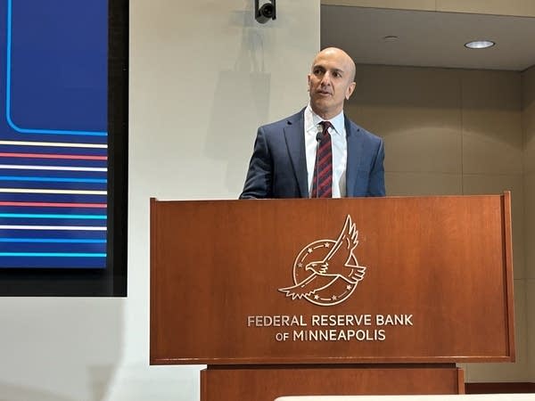 Neel Kashkari at conference