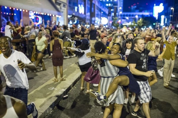 Cleveland Cavaliers Fans Watch Game Seven In Cleveland