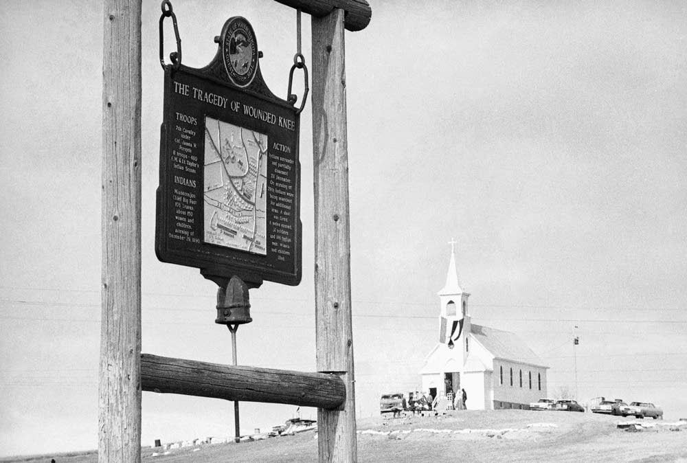 Sacred Heart Catholic Church in Wounded Knee, S.D.