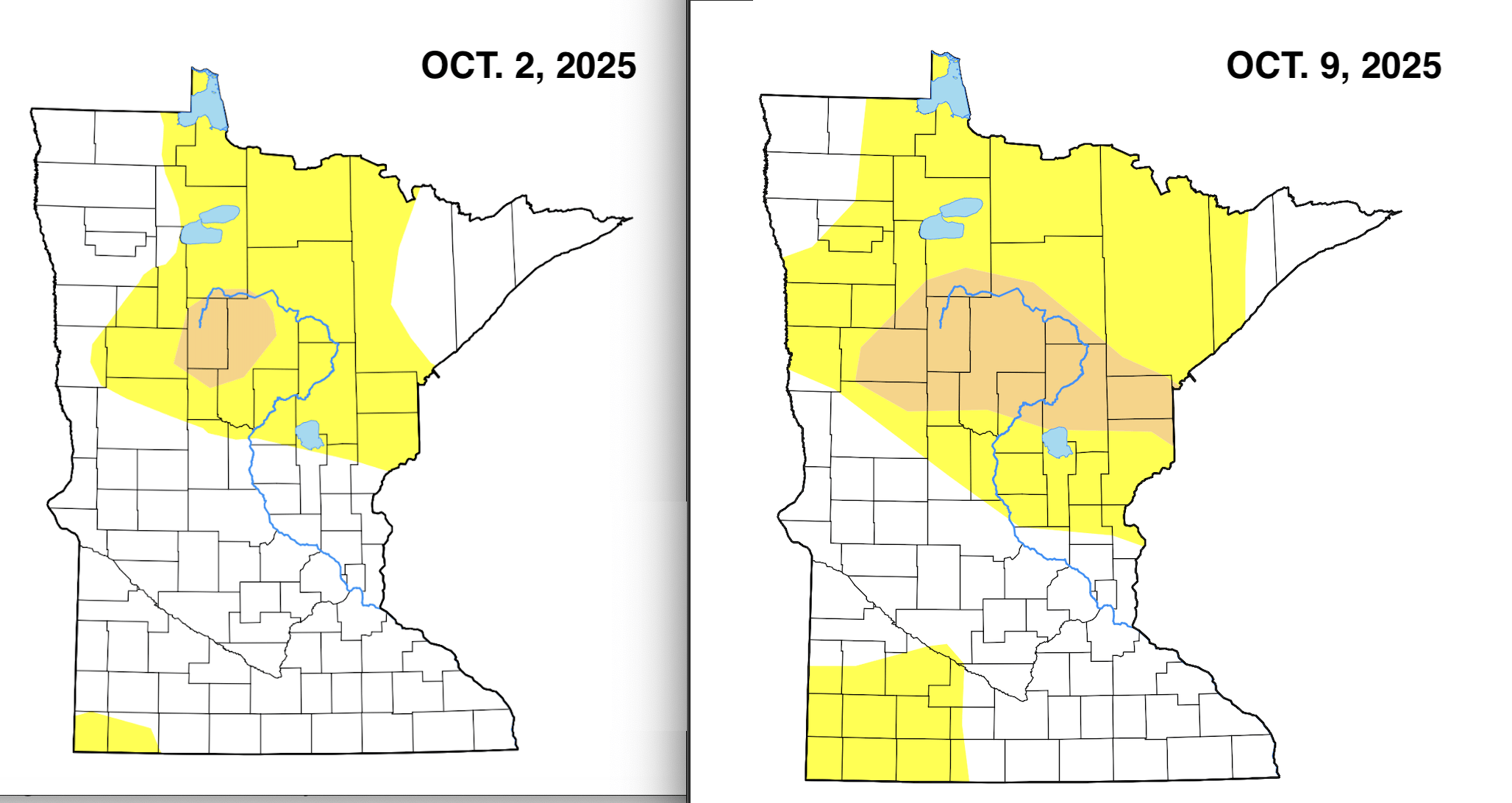 drought compare 10-09
