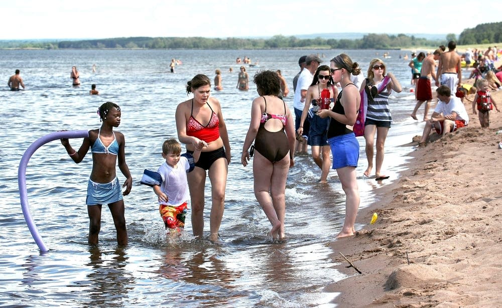 Swimming in Lake Superior
