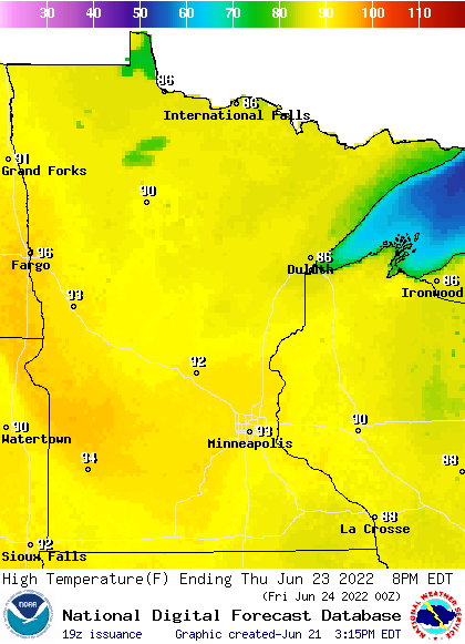 Thu highs NWS PM