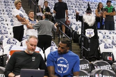 Game 5 of the Western Conference semifinals between the Minnesota Timberwolves and the Golden State Warriors