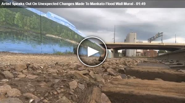 Feud over fish blots out Mankato mural