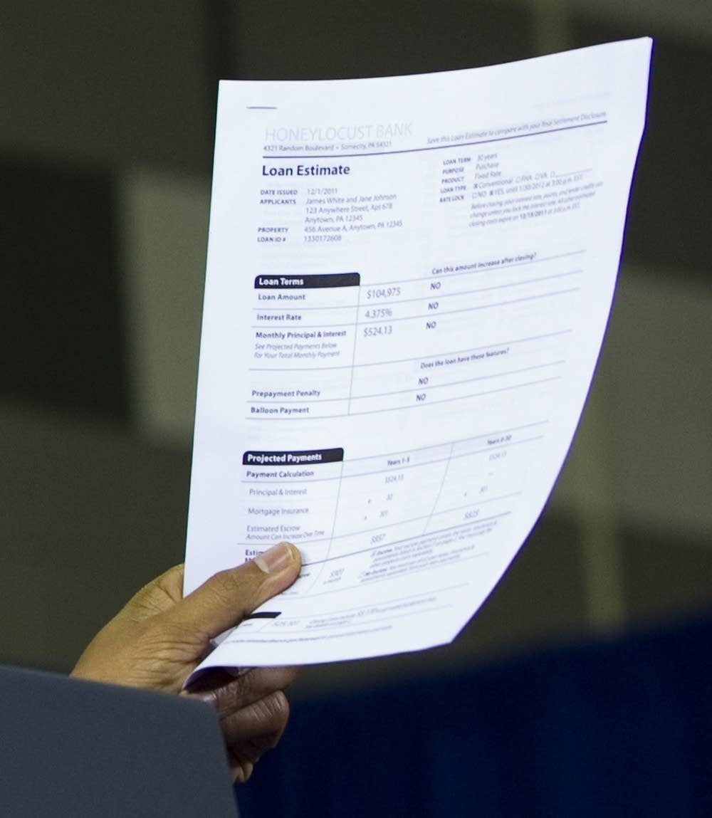 Obama Loan Form for <ortgage