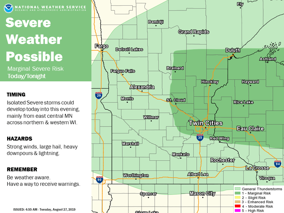 Tuesday severe risk