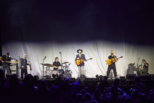 The Head and the Heart performing on stage