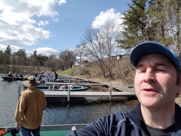Cross Lake selfie