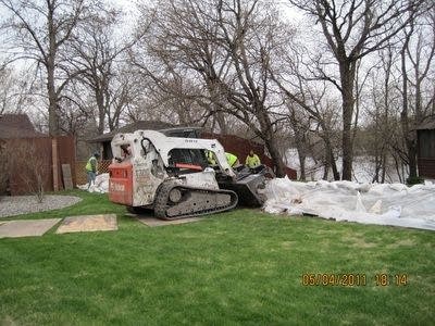 Rare images from a flood