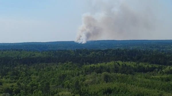 Wildfire burning near Burntside Lake outside Ely forces evacuations