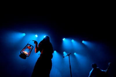 Japanese Breakfast performing on stage