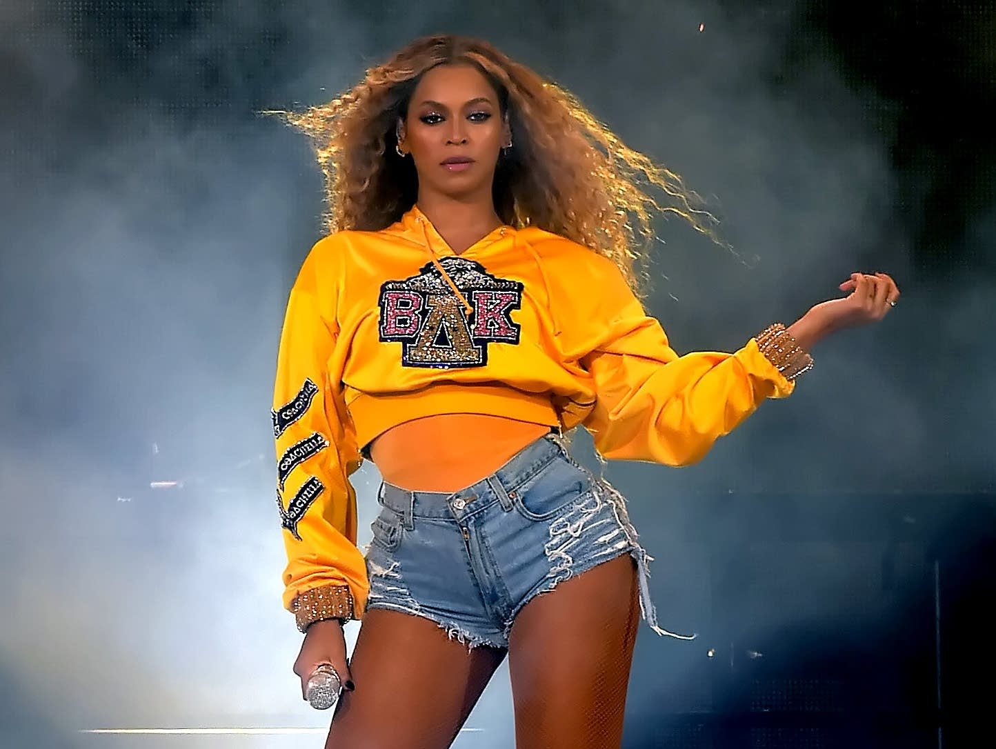 Beyonce performs at Coachella, April 2018.