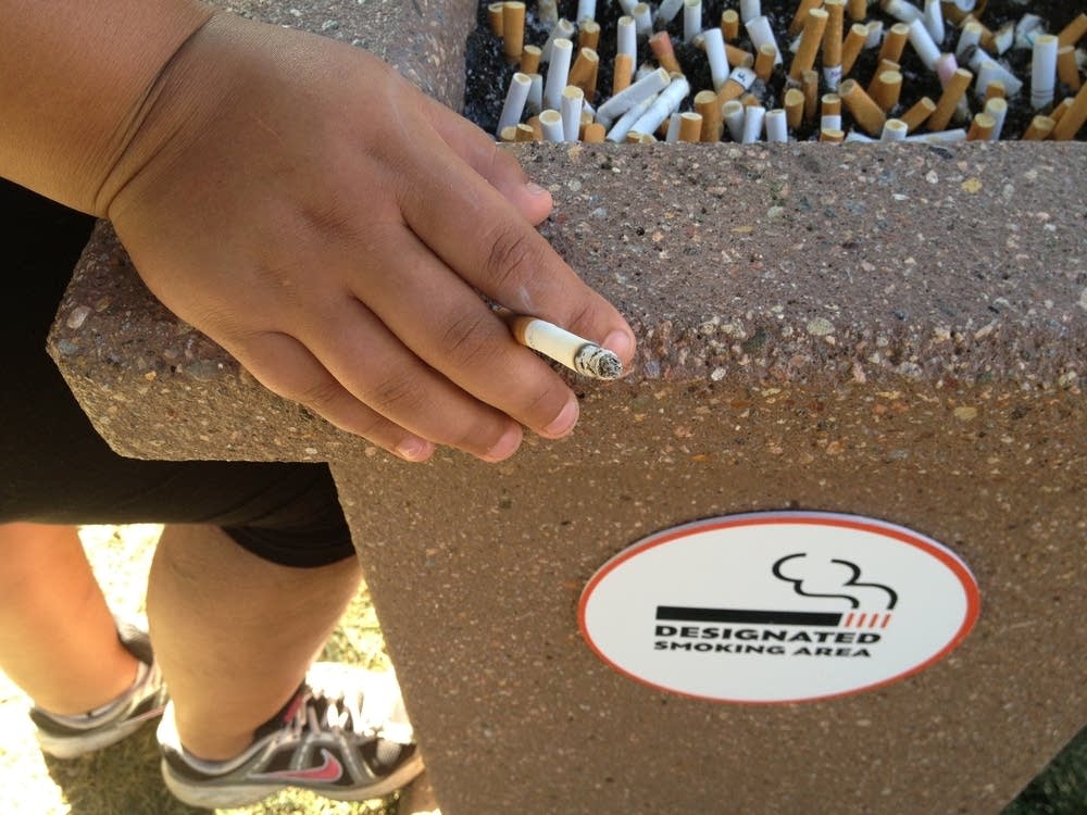 Smoking spot at the State Fair