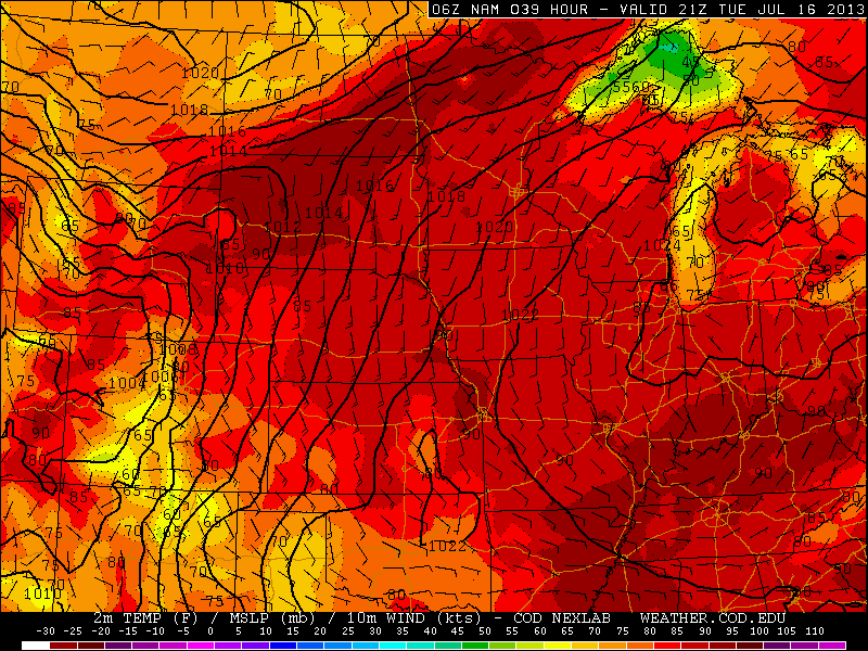 NAM 4pm Thursday