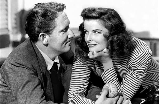 Spencer Tracy and Katharine Hepburn