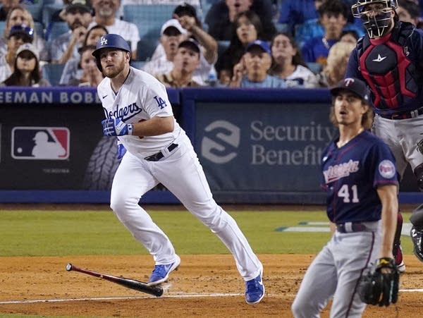 Dodgers and Twins baseball game