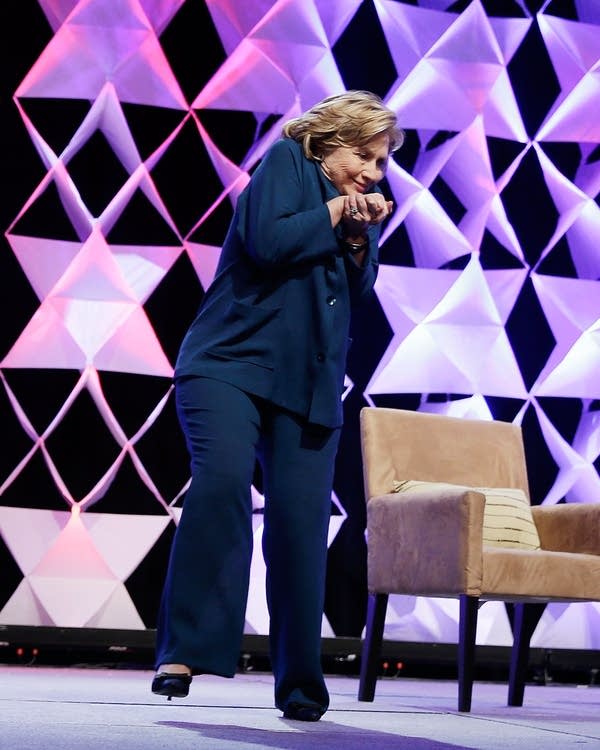 Shoe Thrown At Hillary Clinton During Speech Mpr News