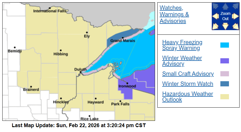 Overnight chill followed by a cold Monday, snow chances Tuesday