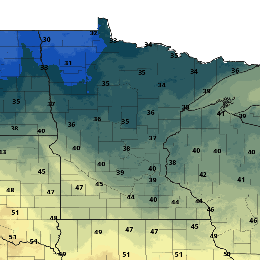 Brighter Thursday and warmer Friday; weekend precipitation chances