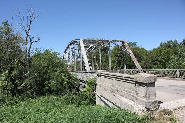 A view of a bridge.