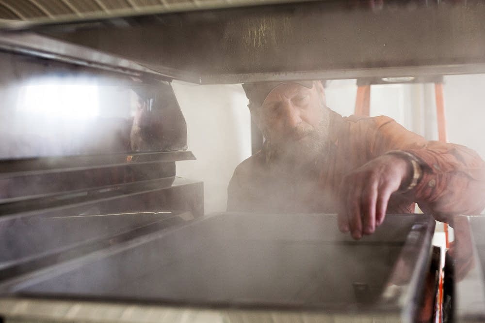 Boiling syrup