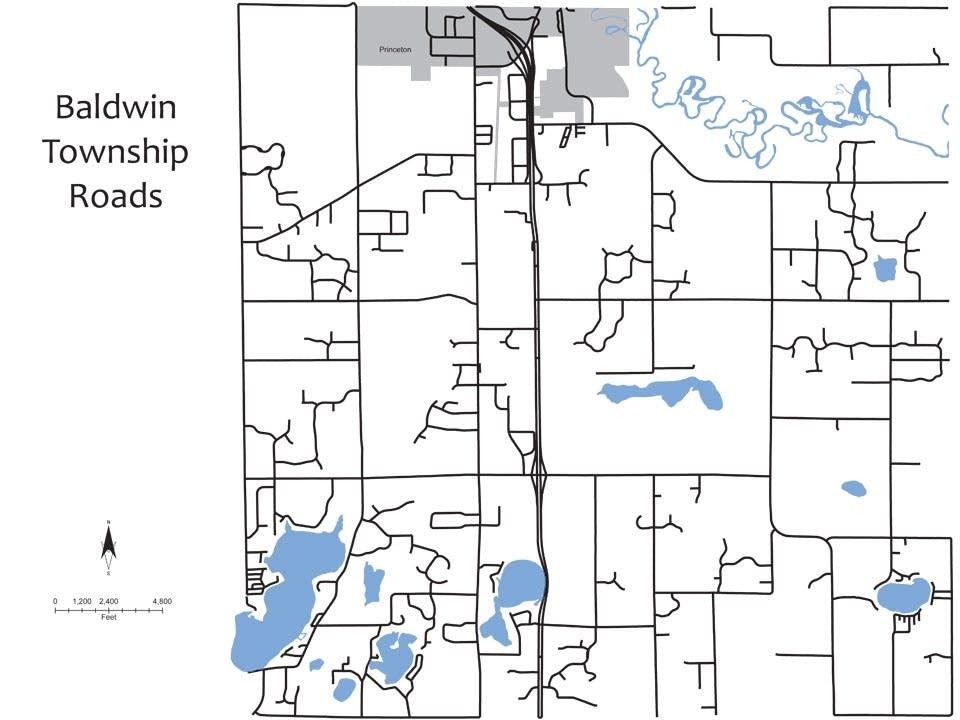 Baldwin Township roads