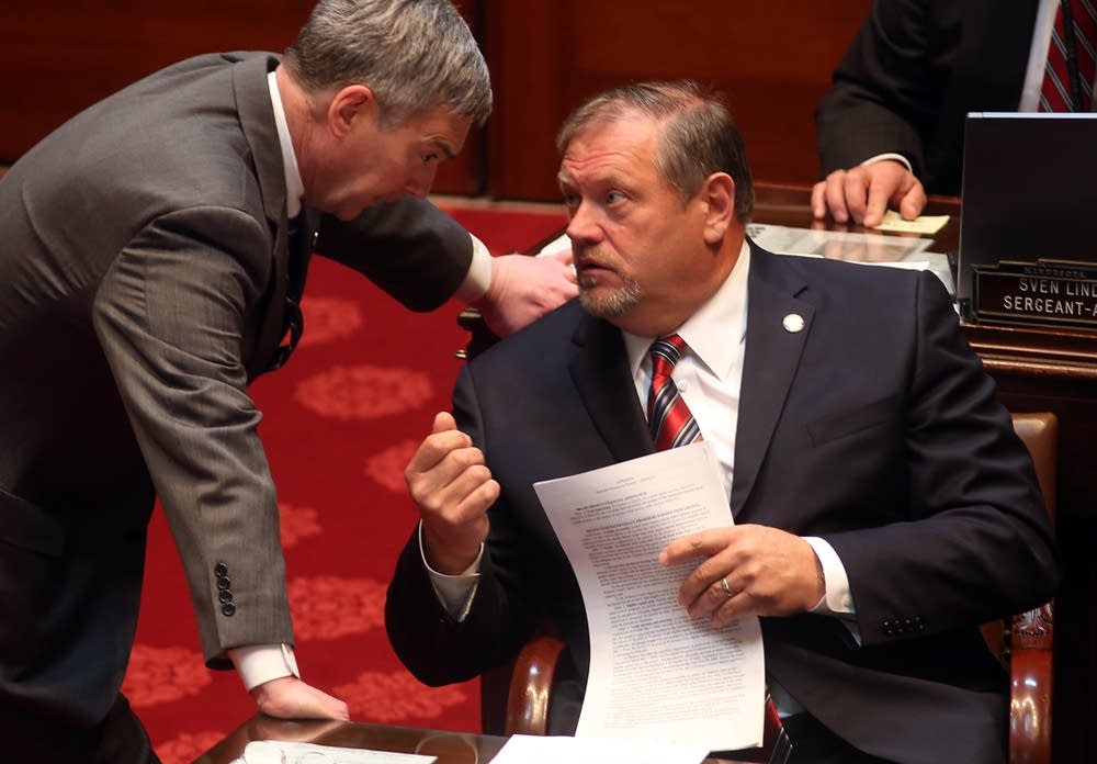 Sen. David Hann and Sen. Tom Bakk