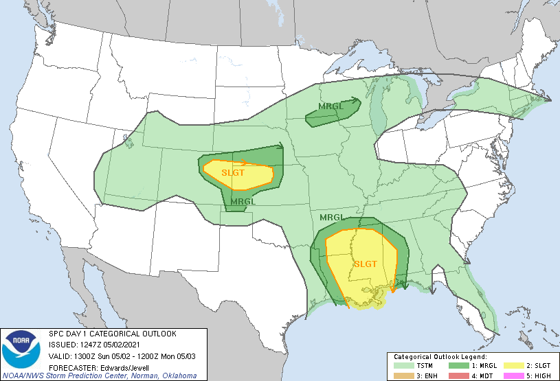 Sunday shower chances, with thunder also possible in southern Minn.; cool week ahead