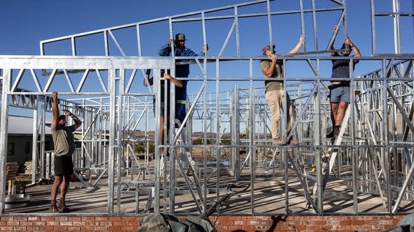 "As soon as the fire started, we started having people reach out to us," said Michael Ferlaino of All Metal Framing.