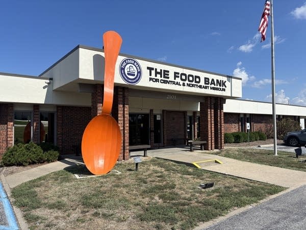 Exterior of a food bank.