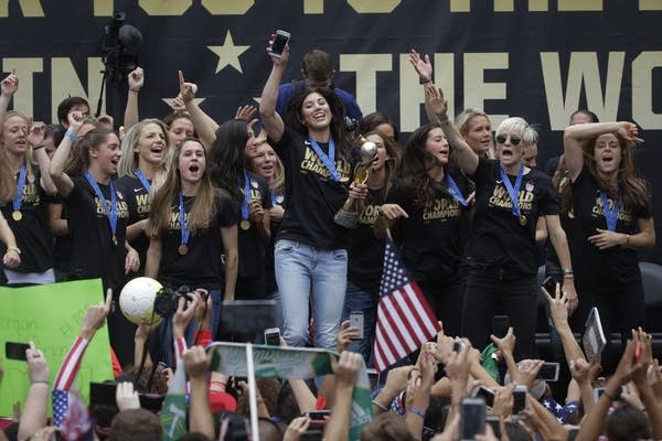 New York to hold parade for champion U.S. women's soccer team