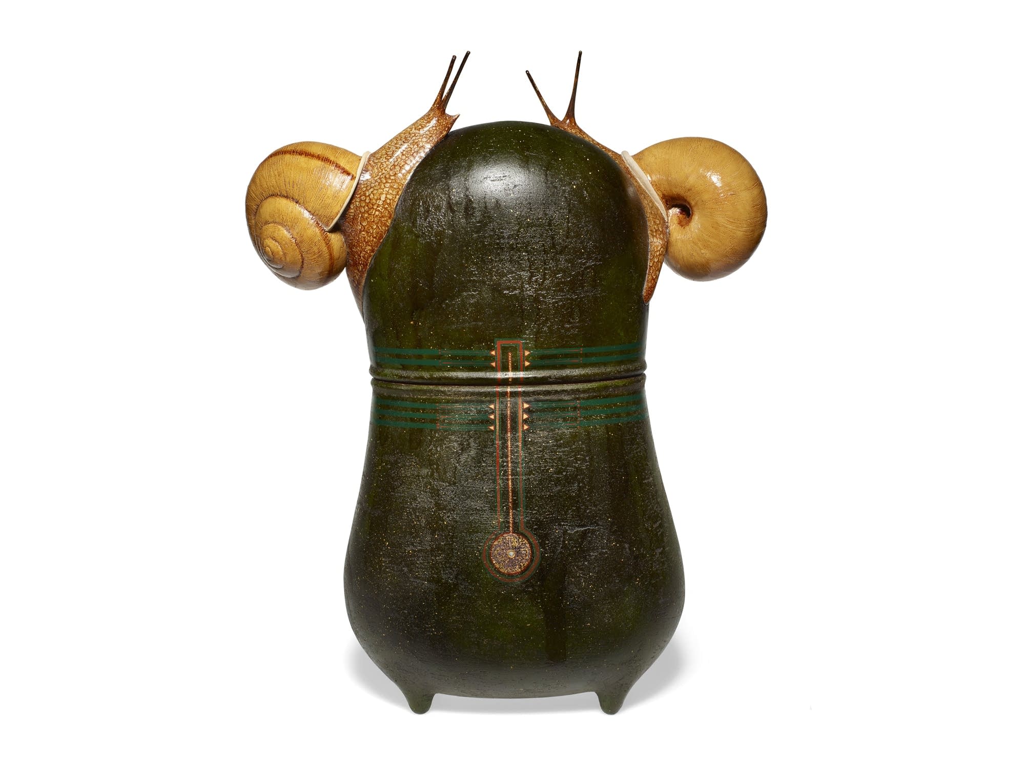 KÅdÅ Aoki uses lacquer to make what he calls 'protection boxes.'