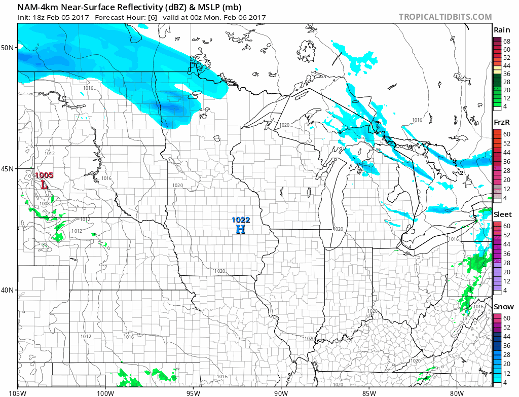Milder temps Monday; wintry mix south and snow north Monday night