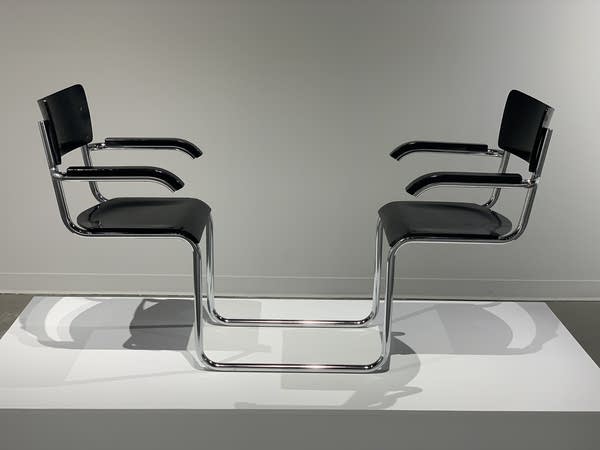 two black chairs