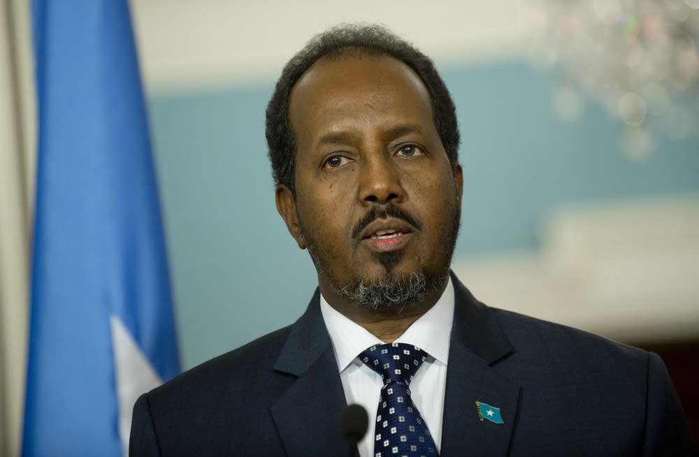 US-SOMALIA-CLINTON-MOHAMUD