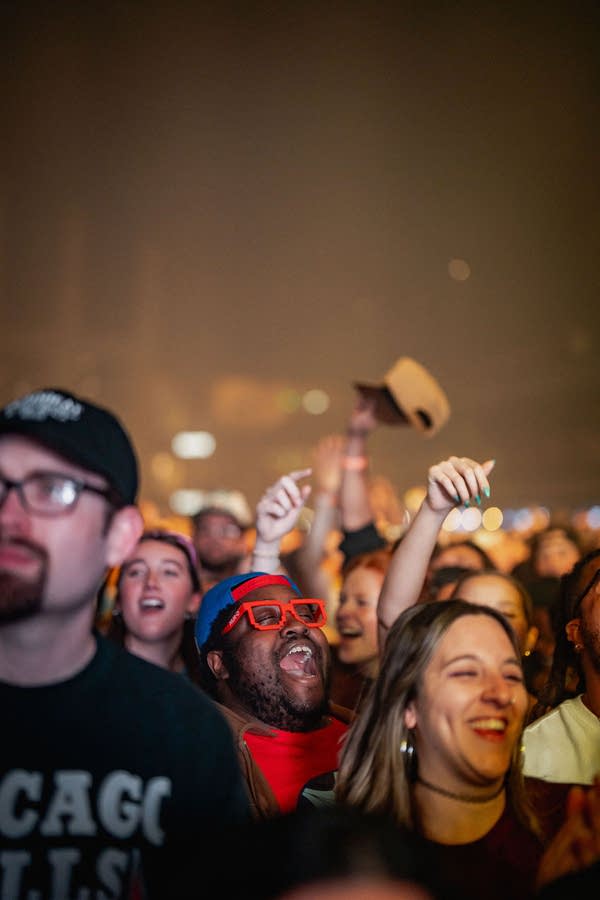 Nur-D in the crowd. Chance The Rapper brought the Coloring Book 10 Year Anniversary Tour to the Armory on Tuesday, October 6 featuring special guest La Reezy.