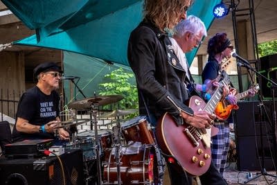 Danger Pins performing on stage