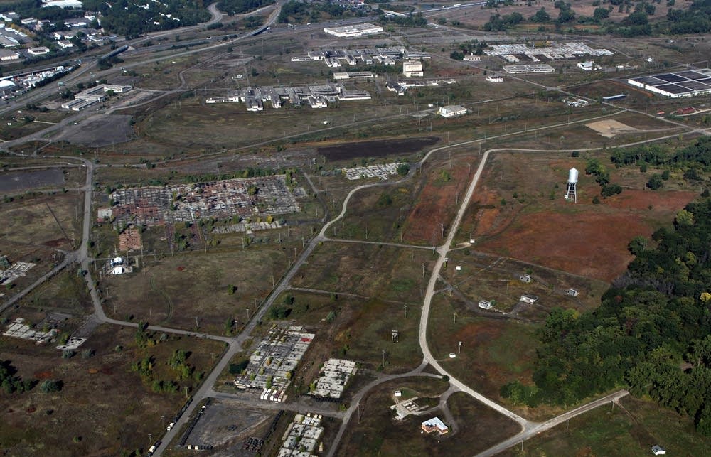 Proposed Vikings stadium site