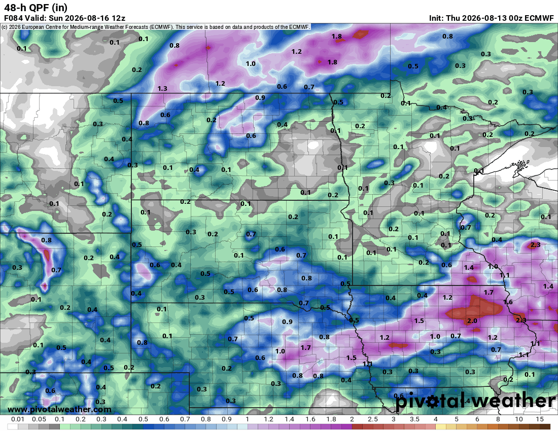 Another chance at rain Friday night followed by a subtle cooldown 