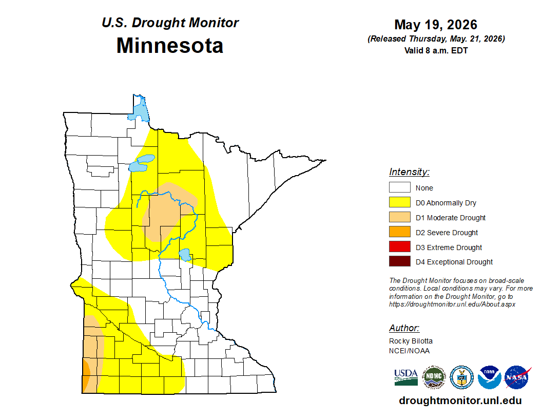 Drought monitor 5-19-26