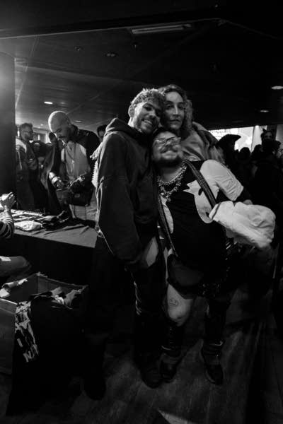 Cain Culto posing with fans