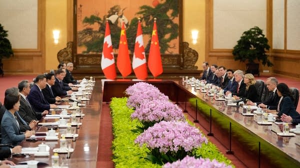 Canada is softening ties with China and allowing the import of 49,000 Chinese electric vehicles.  