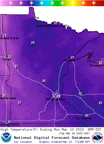 Colder then warmer, watching a late week storm system