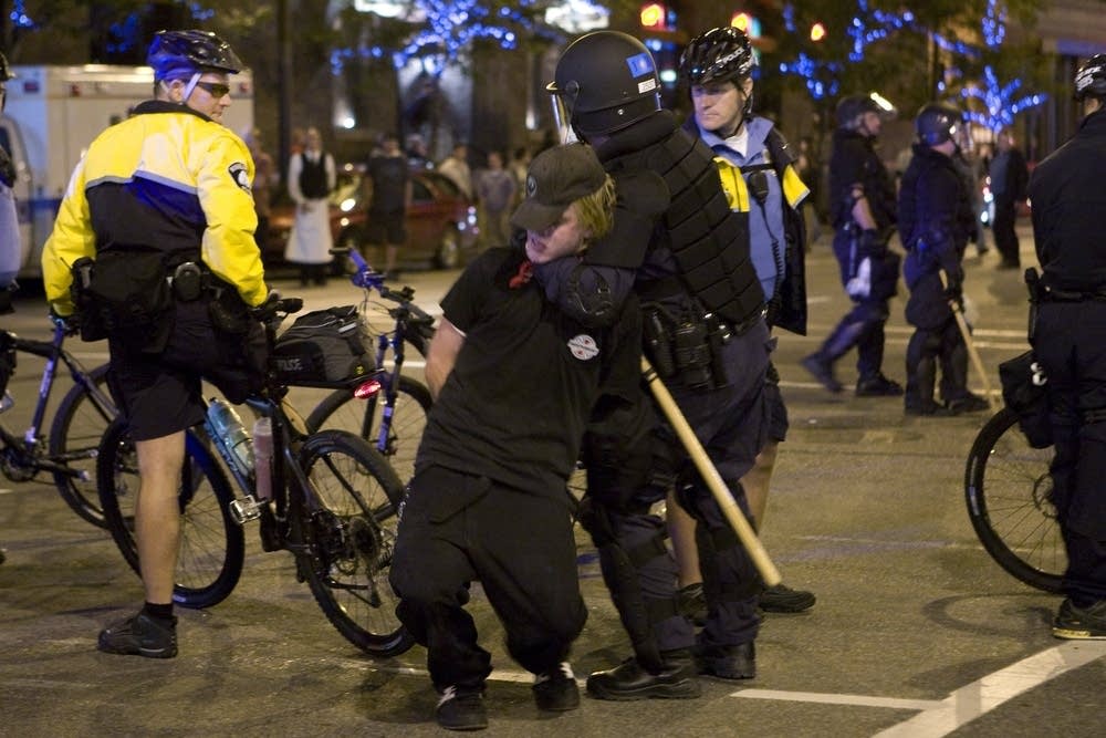Arrest outside of 'Rage' concert