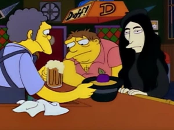 'Yoko Ono' parodied on 'The Simpsons'