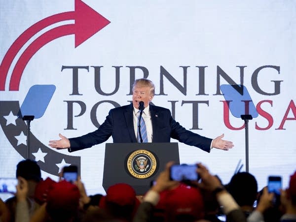President Trump speaks at Turning Point USA Teen Student Action Summit.